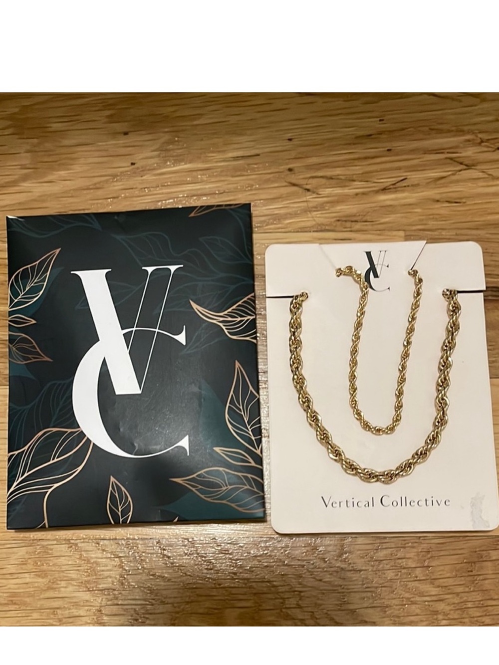 Gold Rope Chain Necklace Timeless Design